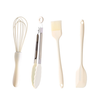 烘焙工具套装硅胶刮刀食品级辅食厨房家用耐高温油刷抹刀打蛋器