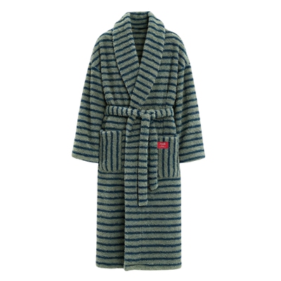 慵懒风加厚加绒睡袍情侣睡裤两件