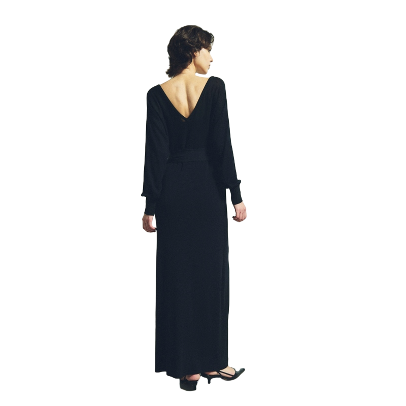 GRACE CONTINENTAL气质修身毛衣针织长款女士连衣裙日系轻奢