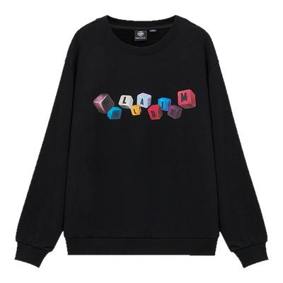 PALLADIUM帕拉丁上装可爱方块元素图案男女同款圆领卫衣1011895