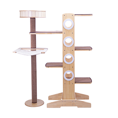 moko猫爬架大型猫树猫窝通天柱猫塔组合加宽猫抓板别墅包邮