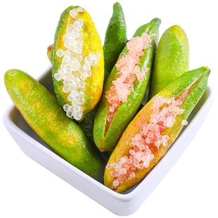 【奇珍异果】手指柠檬鲜果指橙500g不常见水果鱼子酱西餐食材包邮