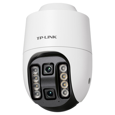 TP-LINK无线POE摄像头上下双目