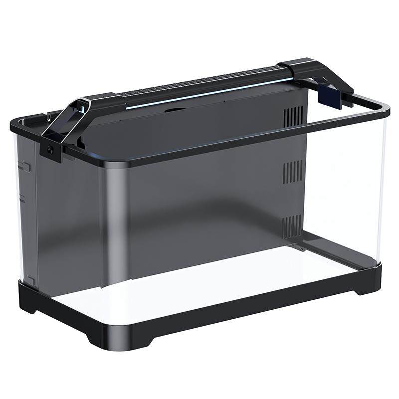 鱼缸小型客厅2025新款过滤制氧一体机桌面家用生态造景金鱼背滤缸