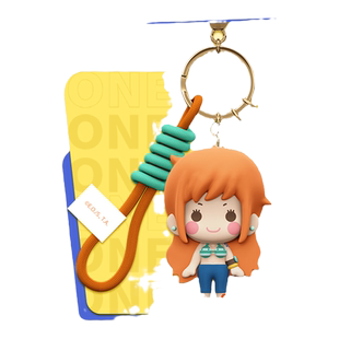 狼博旺正版航海王q萌系列挂件路飞乔巴钥匙扣佐罗娜包挂动漫周边