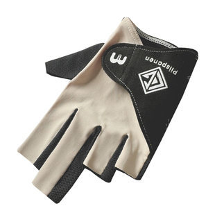 台球手套左手女士男款职业露指半指防滑弹力冰丝薄款打桌球专用