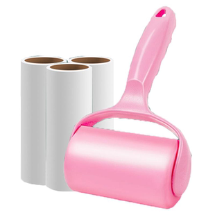 滚筒粘毛卷纸粘毛器可撕式毡滚刷粘毛沾毛神器除毛衣物去毛黏毛刷