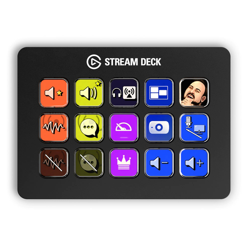 美商海盗船elgato Stream DeckMK.2液晶显示按键编程导播XL控制台