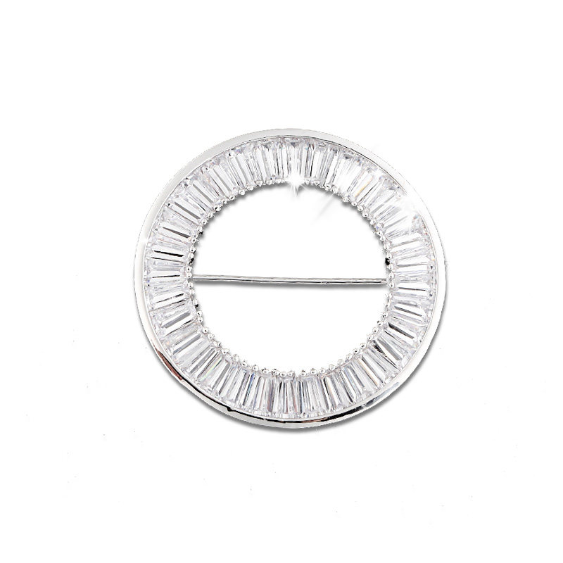 简约大衣胸针女别针韩国胸花外套配饰圆环披肩扣高档毛衣开衫扣针