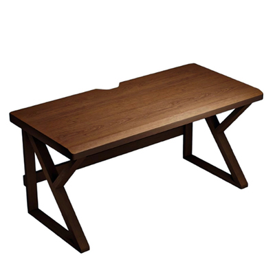 家逸实木书桌双人电脑桌长条桌