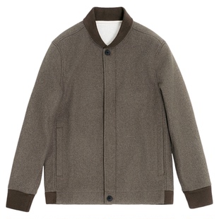 Arba设计 J108 春秋冬春高级轻通勤户外normcore日式仿生毛呢夹克