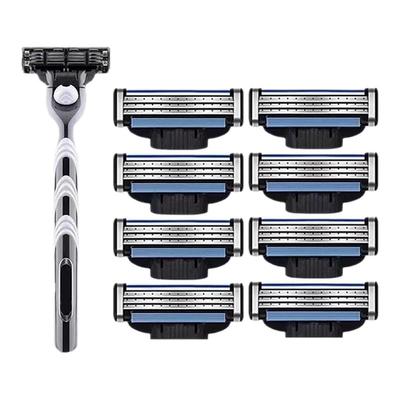 胡须刀架剃刀三层刀片