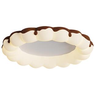 箭牌中古风卧室吸顶灯2026新款奶油风创意曲奇玫瑰儿童房间护眼灯