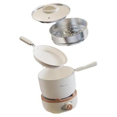 小熊辅食锅电煮锅婴儿煎煮一体小奶锅多功能家用宝宝专用小电锅