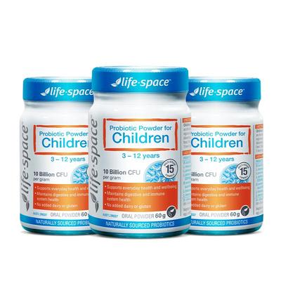 lifespace儿童3-12岁益生菌粉3瓶