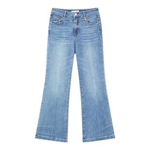 【商场同款】太平鸟2025年夏季新款小直筒喇叭牛仔裤A1HAF2236