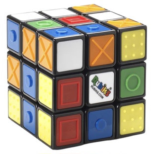 匈牙利Rubik’s Cube Sensory Cube盲人盲拧三阶3×3魔方凸点创意