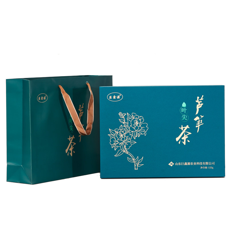 巨鑫源芦笋茶叶绿茶125g高档礼盒