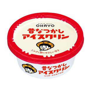 日本原装进口ohayo老式碗装冰淇淋怀旧蛋奶冰激凌儿时冷饮