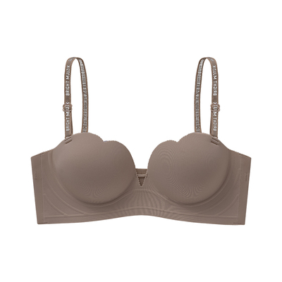 加厚平胸专用外扩内衣女