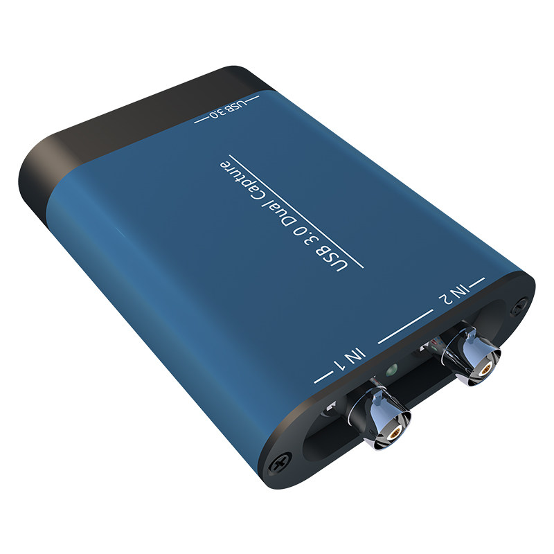 优霆双路SDI转USB3.0采集卡同步显示摄像机腾讯视频会议教育B超