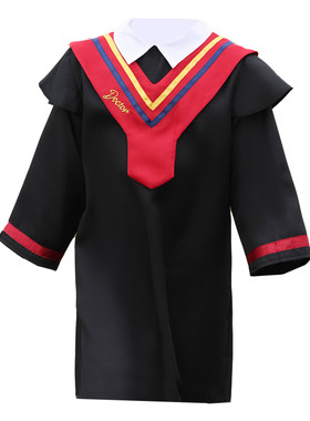 儿童博士服小学生毕业拍照礼服舞台演出拍照套装儿童学士服男女童