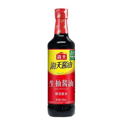 海天生抽老抽酱油500ml