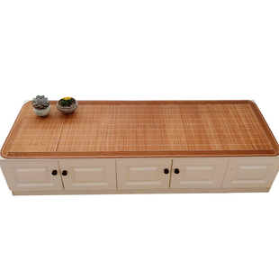 夏季凉席垫飘窗垫双面沙发坐垫竹席防滑定做榻榻米垫阳台窗台垫子