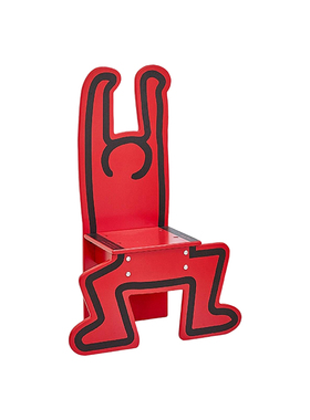 潮流小人椅子北欧实木靠背人形椅