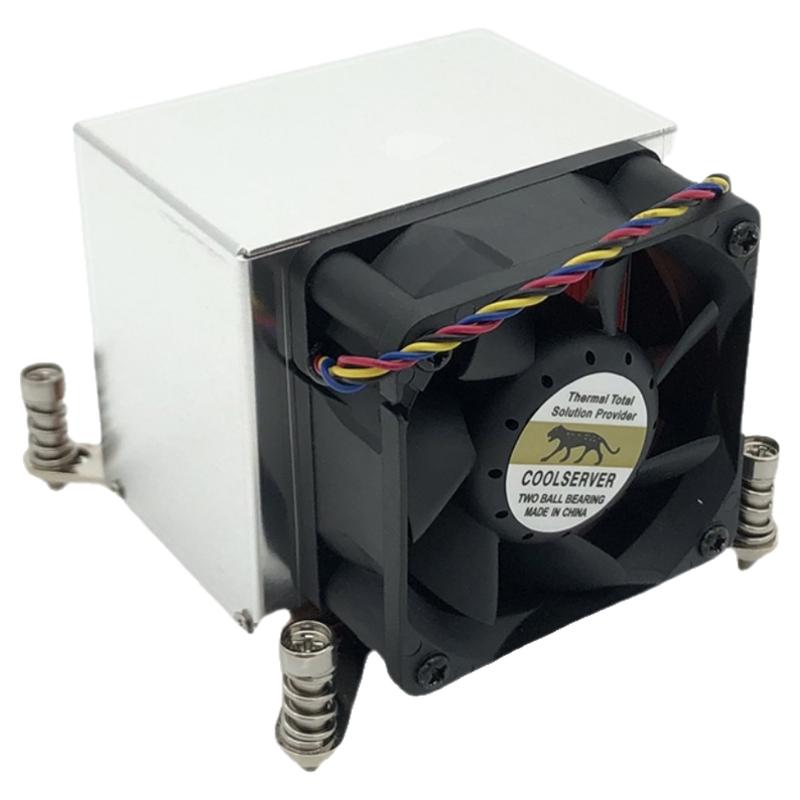 6热管CPU散热器电脑风扇2011X79X99平台2U机箱cpu散热器温控双滚