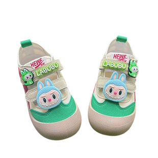 儿童帆布鞋男童女童幼儿园宝宝室内鞋轻便男宝女宝可爱卡通鞋子春