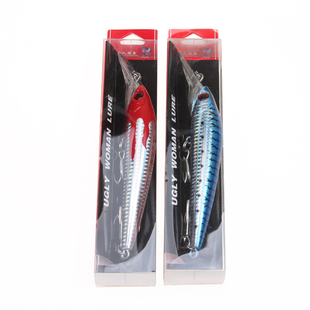 清仓 丑女人海钓路亚饵拖钓米诺南油海钓船钓烟仔马鲛金枪专用