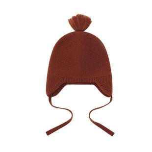 尼多熊宝宝帽子秋冬婴儿毛线帽保暖针织帽冬季儿童护耳帽男宝