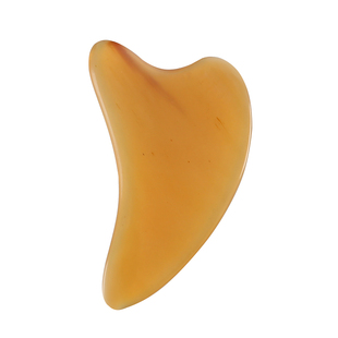 牛角刮痧板拨筋棒美容院按摩刮脸部提拉全身通用天然正宗水牛角板