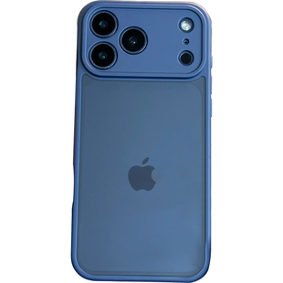 适用苹果17promax手机壳深蓝色17pm新款iphone17pro星宇橙16全包15防摔14透明13原创12防指纹17pro max系列ip