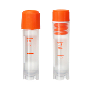 荣码2ml冻存管内外螺旋塑料冷冻管无菌冻存管带垫圈防漏液氮气相冻存管