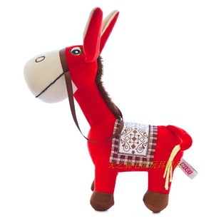 可爱小毛驴公仔毛绒玩具赶集小萌驴布娃娃毛驴儿童玩偶节日礼物