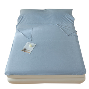 酒店专用隔脏睡袋旅行床单被套便携一体式外出差四件套可重复使用