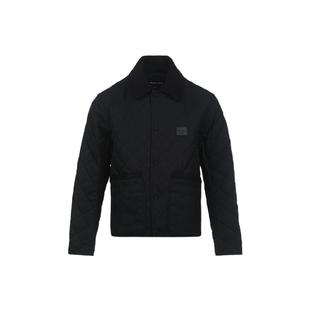 【自营】EMPORIO ARMANI/阿玛尼FW25男士宽松菱格翻领棉服外套