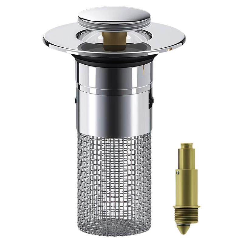 通用面盆下水器弹跳芯防臭过滤