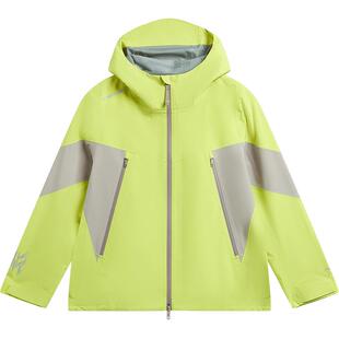 李宁户外CF溯｜万龙甲冲锋衣女硬壳防水防风连帽宽松运动服外套