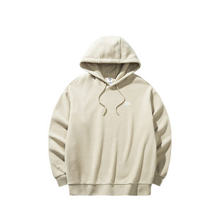 安踏连帽加绒卫衣男2025秋冬季新款官网正品宽松摇粒绒带帽外套男