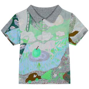 新款江南布衣婴童短袖polo衫25秋男女童婴儿jnbybyjnbyYP7110420