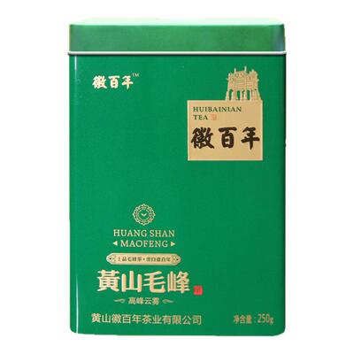 黄山毛峰徽百年二级毛峰高山茶