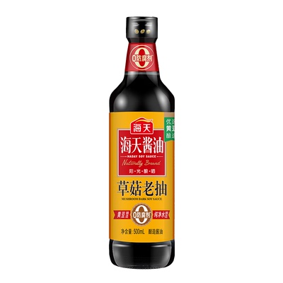 海天草菇老抽500ml卤味红烧炖肉
