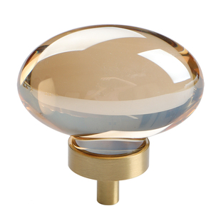 轻奢鸽子蛋水晶拉手高档衣柜门橱柜子抽屉把手现代简约透明香槟色