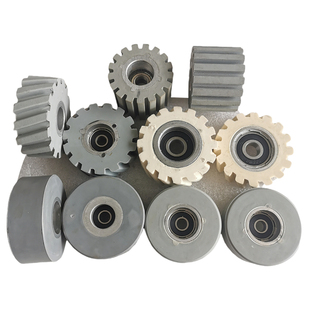 南兴极东力奥全自动封边机配件大全输送压轮封边机胶轮滚轮送料轮