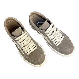 2026新款低帮男ro侵权款鞋暗黑真皮大码厚底增高鞋运动休闲板鞋女