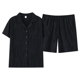 2026年新款睡衣男女夏季纯棉短袖薄款情侣宽松版可外穿全棉家居服