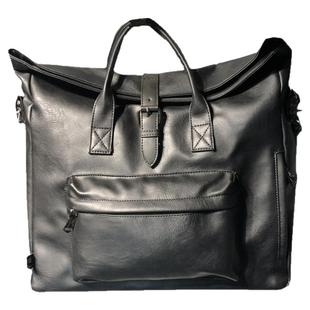 threebox韩版复古男士手提包 商务潮男单肩包 青年斜挎双肩电脑包